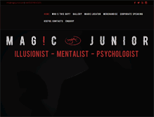 Tablet Screenshot of magicjunior.com